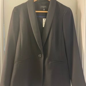 Talbots petite black suit blazer